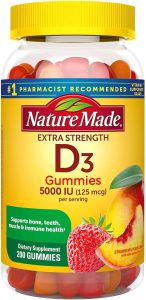 Nature Made Extra-Strength Vitamin D3 5000 IU (125 mcg) Gummies