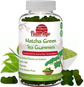 Flamingo Supplements Matcha Green Tea Extract Gummies