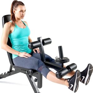 Marcy Adjustable Weightlifting Bench with Leg Developer