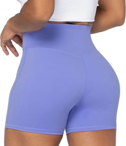 Sunzel Nunaked Super Short Crossover Biker Yoga Shorts