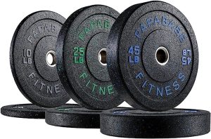 papabaabe High-Bounce Olympic Bumper Weight Plates