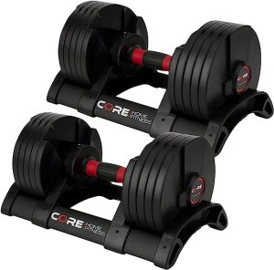 Core Fitness Adjustable Dumbbell Weight Sets