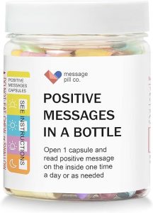 MESSAGE PILL CO Gifts - 50 Positive Affirmation Messages
