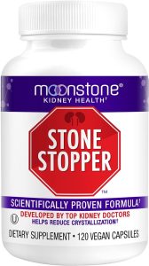 Moonstone Kidney Stone Stopper Capsules - Kidney Cleanse and Support for Stones Prevention