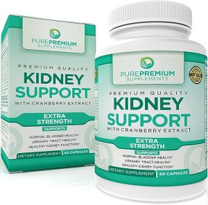 PurePremium Kidney Support Supplement - Urinary Tract Support and Bladder Support