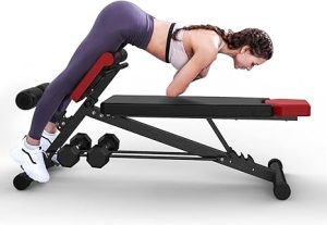 FINER FORM Multi-Functional Adjustable Weight Bench & Roman Chair 