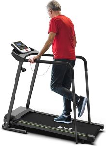 Redliro Walking Treadmill with Long Handrail for Balance