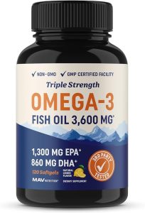 MAV Nutrition Omega 3 Fish Oil